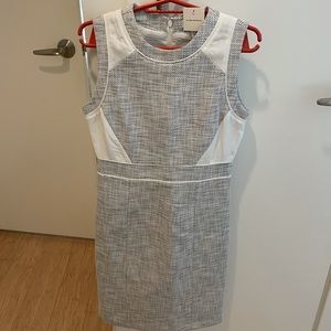 Club Monaco Gray and White Dress